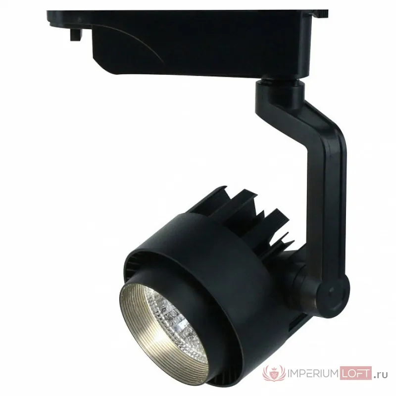 Светильник на штанге Arte Lamp Track Lights A1610PL-1BK Цвет арматуры черный Цвет плафонов черный от ImperiumLoft
