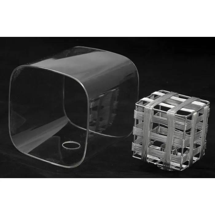 Накладной светильник Lussole Sorso LSC-8007-04 Цвет арматуры хром Цвет плафонов серебро от ImperiumLoft