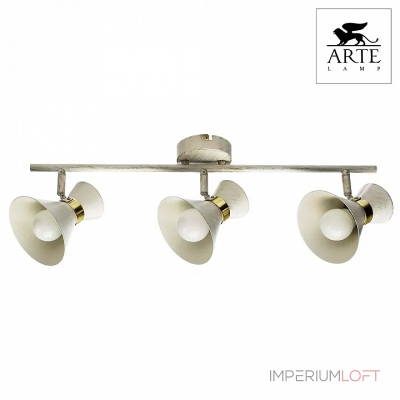 Спот Arte Lamp Baltimore A1406PL-3WG Цвет арматуры золото Цвет плафонов белый от ImperiumLoft Спот Arte Lamp Baltimore A1406PL-3WG Цвет арматуры золото Цвет плафонов белый от ImperiumLoft