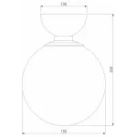 Потолочная люстра Eurosvet Bubble a062586 от ImperiumLoft