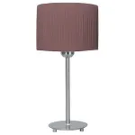 Настольная лампа декоративная TopDecor Crocus Strip Crocus Strip T1 01 05p Цвет арматуры никель Цвет плафонов коричневый