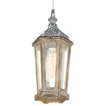 Подвесной светильник Eglo Kinghorn 49206 Цвет арматуры серебро Цвет плафонов коричневый от ImperiumLoft