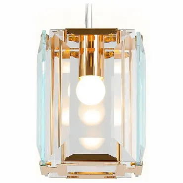 Подвесной светильник Ambrella Traditional 6 TR5108 GD/CL золото/прозрачный E27/1 max 40W 150*150*1200