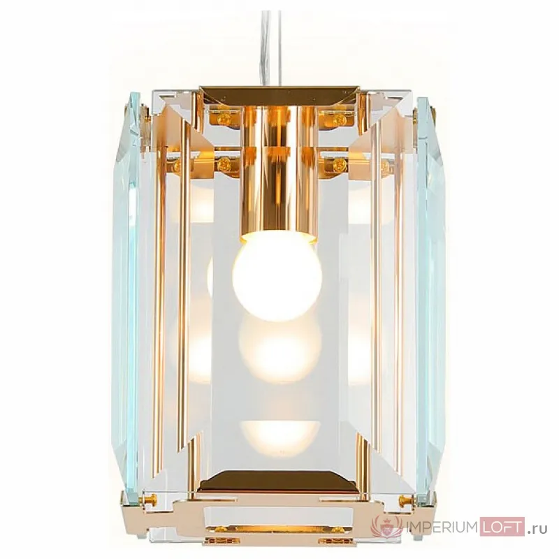 Подвесной светильник Ambrella Traditional 6 TR5108 GD/CL золото/прозрачный E27/1 max 40W 150*150*1200 от ImperiumLoft