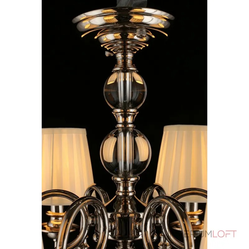 Подвесная люстра Aployt Gaell APL.704.03.06 Цвет арматуры хром Цвет плафонов кремовый