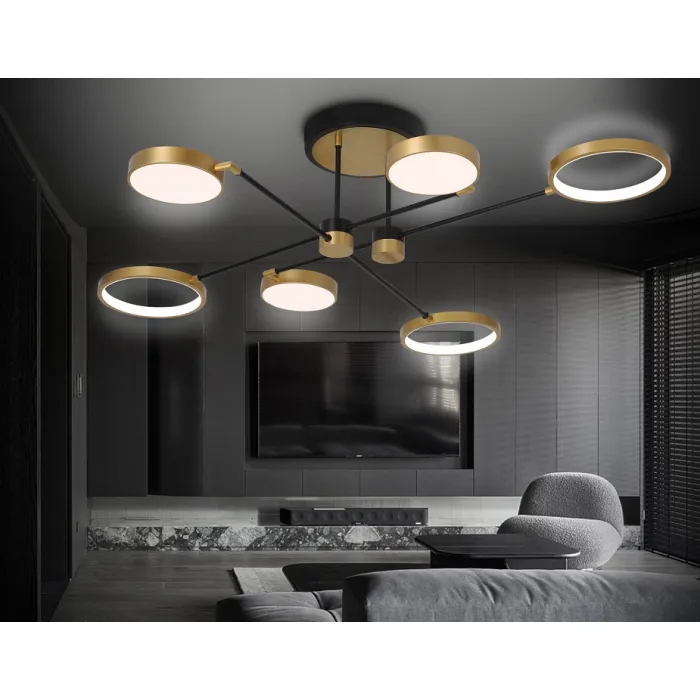 Люстра на штанге Ambrella Line FL5157 от ImperiumLoft