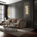Накладной светильник Odeon Light Empire 4853/4W Цвет плафонов прозрачный Цвет арматуры золото от ImperiumLoft