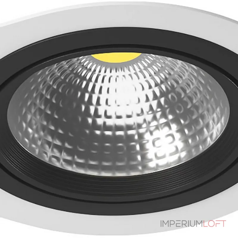 Встраиваемый светильник Lightstar Intero 111 i936070707 Цвет арматуры черно-белый от ImperiumLoft