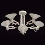 Люстра на штанге MW-Light Даунтаун 3 691010705 Цвет арматуры белый Цвет плафонов белый от ImperiumLoft