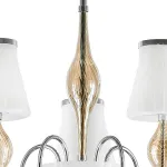 Люстра на штанге Lightstar Escica 806050 Цвет арматуры янтарный Цвет плафонов янтарный от ImperiumLoft