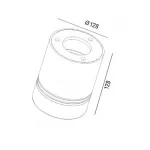 Накладной светильник Donolux DL18484 DL18484/WW-White R