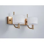 Бра Newport 4330 4332/A gold Цвет арматуры золото Цвет плафонов белый от ImperiumLoft