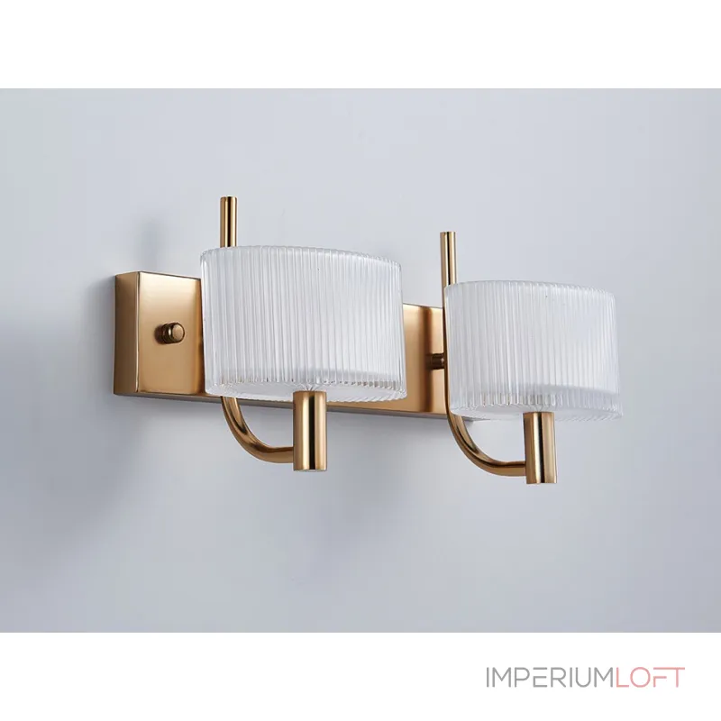 Бра Newport 4330 4332/A gold Цвет арматуры золото Цвет плафонов белый от ImperiumLoft Бра Newport 4330 4332/A gold Цвет арматуры золото Цвет плафонов белый от ImperiumLoft