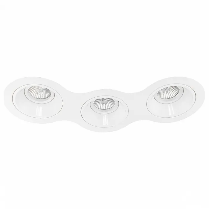 Встраиваемый светильник Lightstar Domino D696060606 цвет арматуры белый от ImperiumLoft