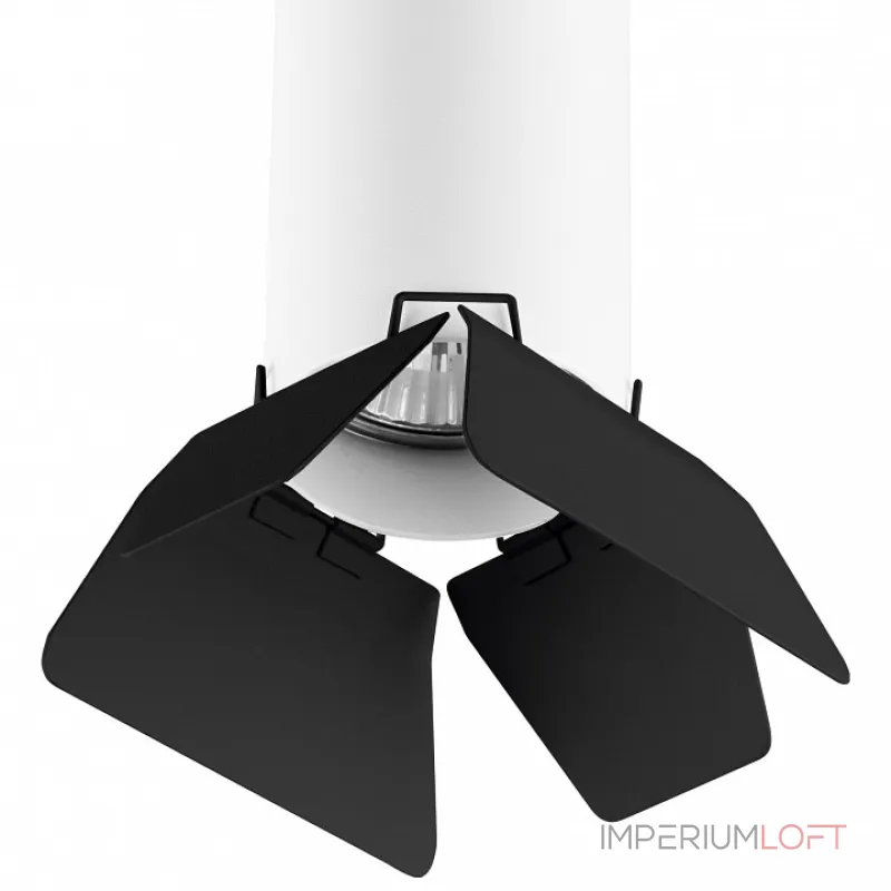 Накладной светильник Lightstar Rullo 3 R436437 Цвет плафонов черно-белый