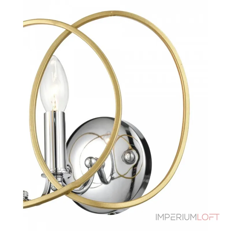 Бра Vele Luce Vita VL4234W01 Цвет арматуры хром Цвет плафонов золото Бра Vele Luce Vita VL4234W01 Цвет арматуры хром Цвет плафонов золото