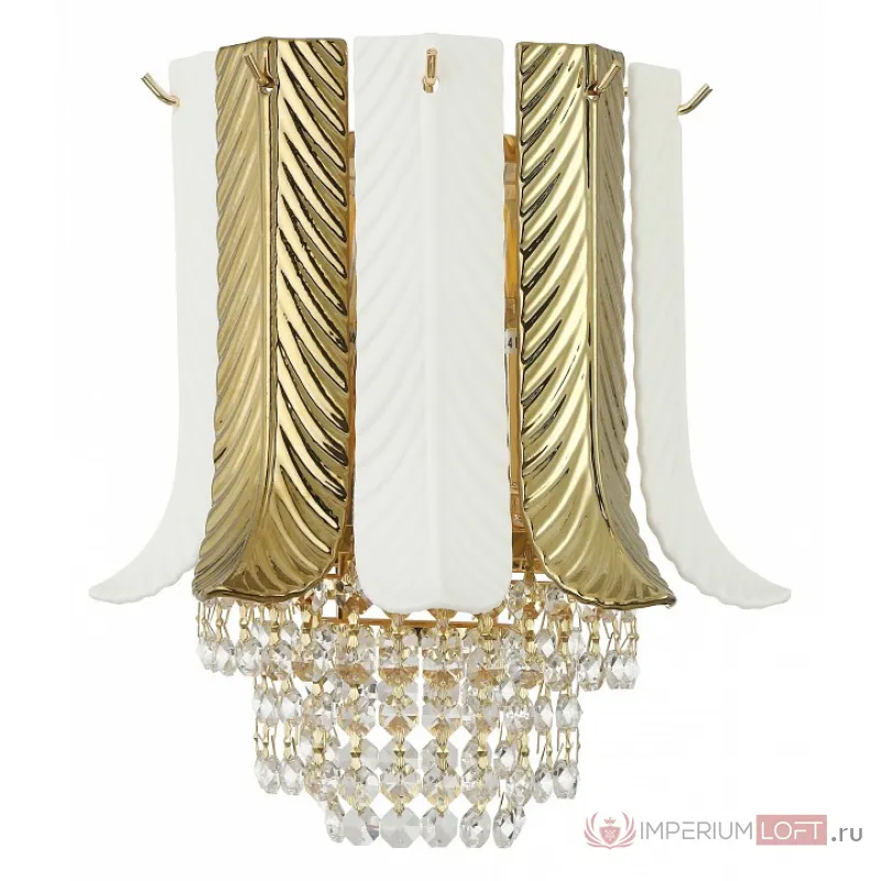 Накладной светильник Favourite Petala 2735-3W Цвет арматуры золото Цвет плафонов золото от ImperiumLoft