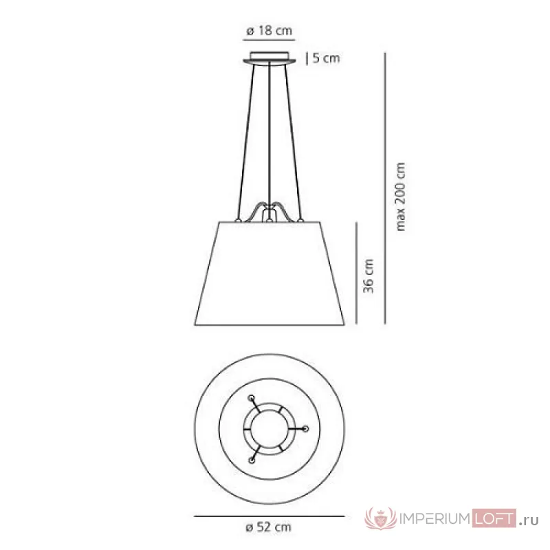 Подвес Artemide 0782010A от ImperiumLoft