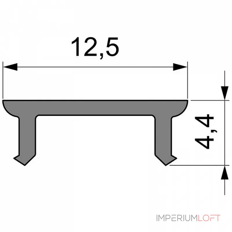 Профиль накладной  Deko-Light P-01-08 983002