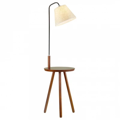 Стол журнальный с торшером Odeon Light Kalda 4666/1F