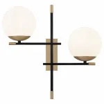 Бра Maytoni Nostalgia MOD048WL-02G Цвет арматуры золото Цвет плафонов белый