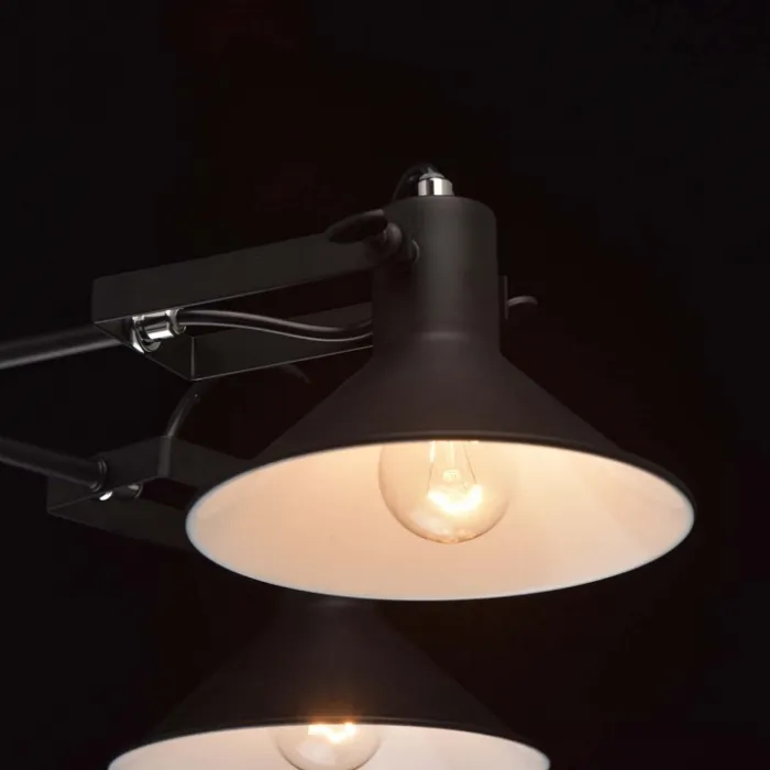 Люстра на штанге MW-Light Даунтаун 3 691010805 Цвет арматуры черный Цвет плафонов черный от ImperiumLoft