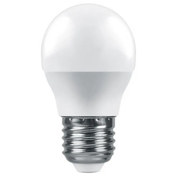 Лампа светодиодная Feron LB-1407 E27 7.5Вт 2700K 38074 Цвет арматуры хром Цвет плафонов прозрачный от ImperiumLoft