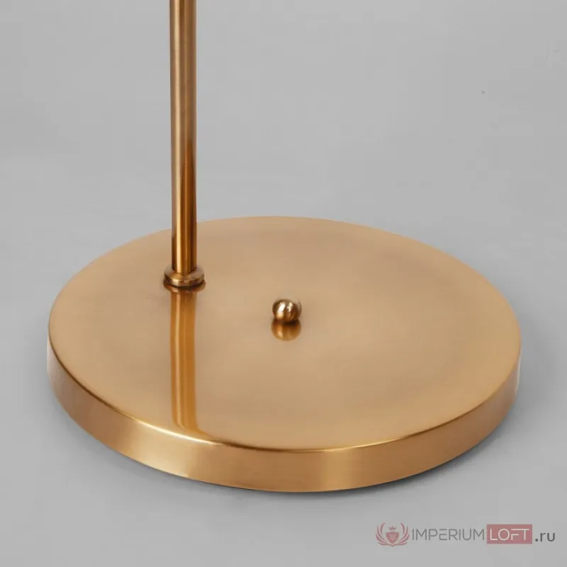 Торшер Eurosvet Frost 01083/1 латунь Цвет плафонов белый Цвет арматуры латунь от ImperiumLoft