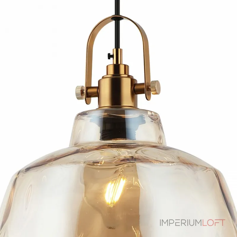 Подвесной светильник Stilfort Bell 2117/05/01PL Цвет плафонов кремовый Цвет арматуры латунь