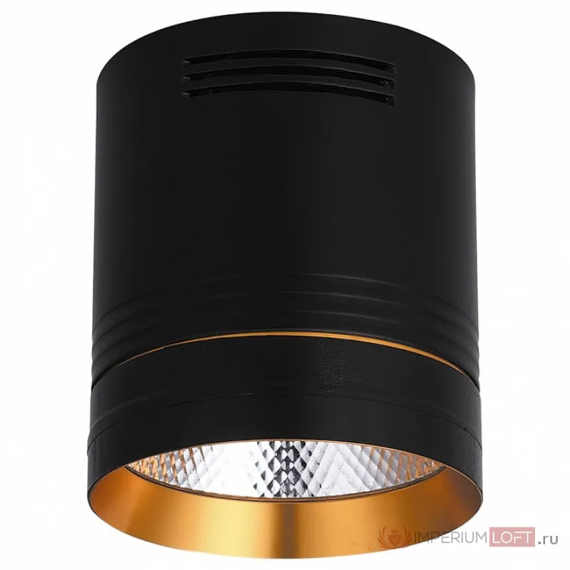 Накладной светильник Feron AL521 32466 Цвет арматуры черный Цвет плафонов золото от ImperiumLoft