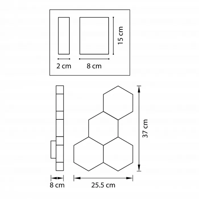 Накладной светильник Lightstar Favo LED 750641 от ImperiumLoft