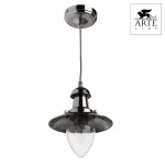 Подвесной светильник Arte Lamp Fisherman A5518SP-1SS Цвет арматуры серебро Цвет плафонов прозрачный от ImperiumLoft