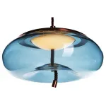 Подвесной светильник Loft it Knot 4 8133-D Цвет плафонов голубой Цвет арматуры медь от ImperiumLoft