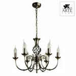 Подвесная люстра Arte Lamp Zanzibar A8392LM-6AB Цвет арматуры бронза Цвет плафонов белый от ImperiumLoft