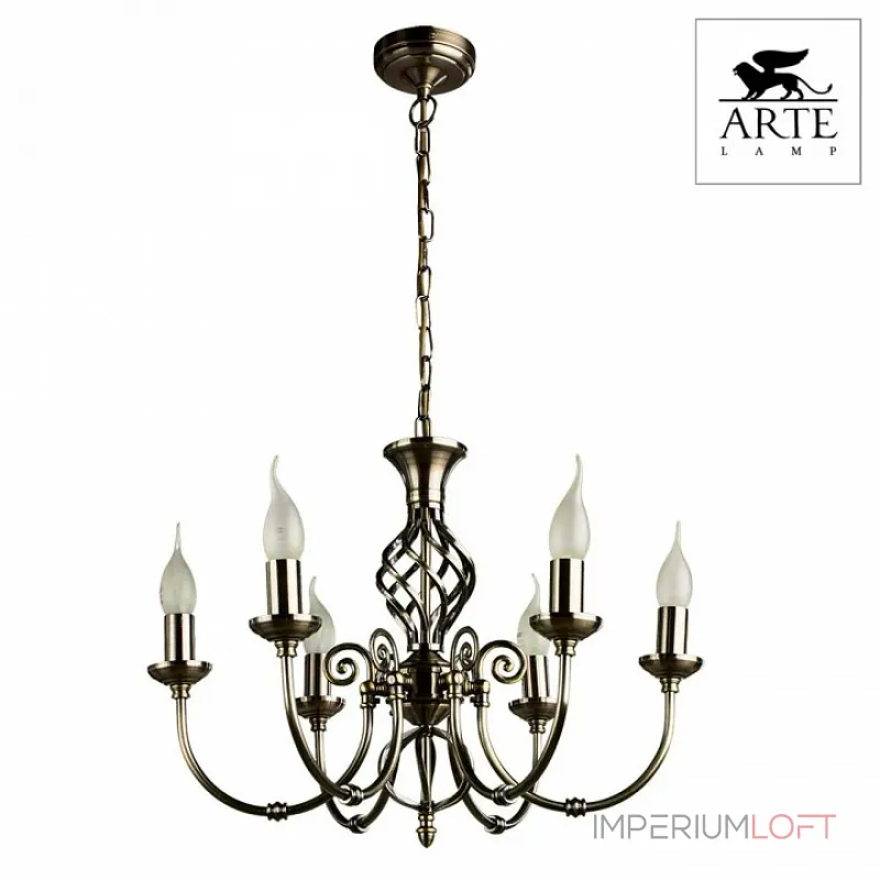 Подвесная люстра Arte Lamp Zanzibar A8392LM-6AB 