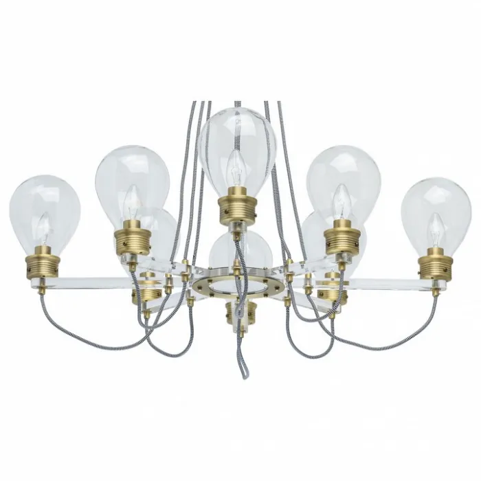 Подвесная люстра MW-Light Атмосфера 699010708 Цвет арматуры бронза Цвет плафонов прозрачный от ImperiumLoft