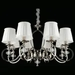 Подвесная люстра Aployt Reni APL.717.03.08 Цвет арматуры хром Цвет плафонов белый от ImperiumLoft