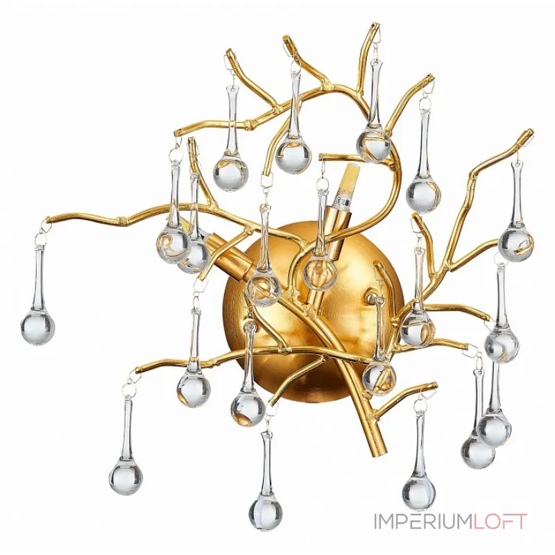 Бра ST-Luce Anzio 1 SL1651.201.02 Цвет арматуры Желтый Цвет плафонов Желтый от ImperiumLoft