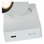 Бра Lucide Nigel 09929/06/31 Цвет плафонов белый Цвет арматуры белый