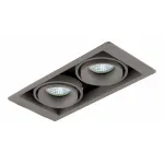 Встраиваемый светильник Donolux DL18615 DL18615/02WW-SQ Silver Grey/Black от ImperiumLoft