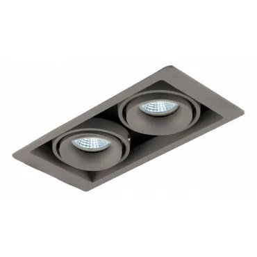 Встраиваемый светильник Donolux DL18615 DL18615/02WW-SQ Silver Grey/Black