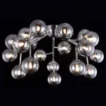 Потолочная люстра Maytoni Dallas MOD545PL-20CH Цвет арматуры хром Цвет плафонов серый от ImperiumLoft