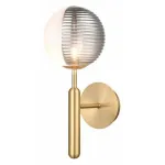 Бра Vele Luce Amore VL5484W01 Цвет арматуры золото Цвет плафонов серый