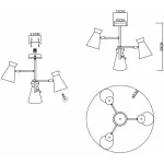 Потолочная люстра EVOLUCE Alfeo SLE1252-502-03 от ImperiumLoft