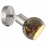 Бра Arte Lamp Illusione A6125AP-1SS Цвет арматуры серебро Цвет плафонов разноцветный