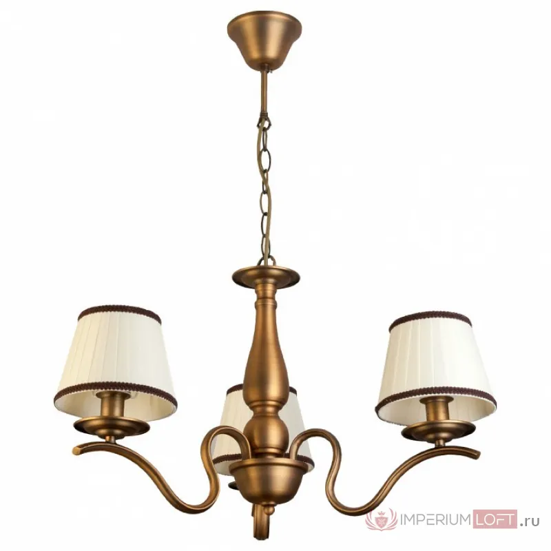 TopLight Opal TL5650D-03BS Цвет арматуры латунь Цвет плафонов белый от ImperiumLoft