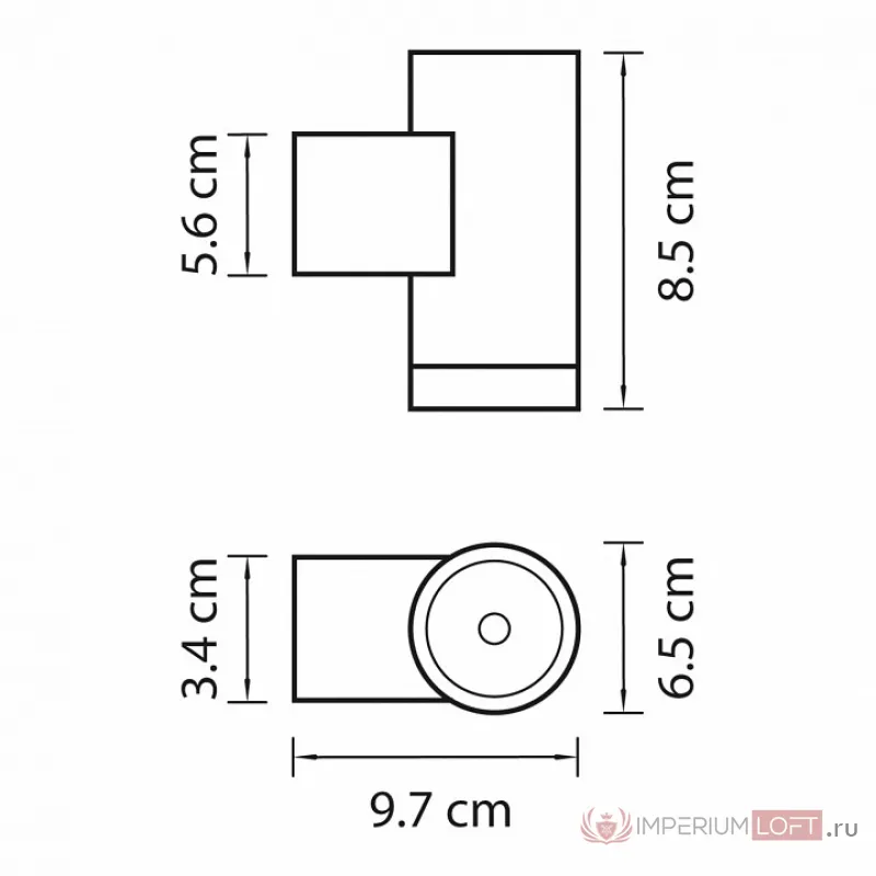 Светильник на штанге Lightstar Paro 350607 от ImperiumLoft