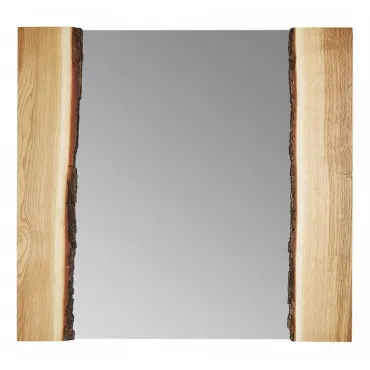 Зеркало настенное (75x80 см) Дуб с корой V20065