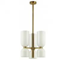 Люстра на штанге Odeon Light Orinoco 4798/6 Цвет плафонов белый Цвет арматуры бронза