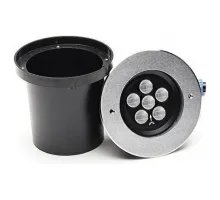 Встраиваемый в дорогу светильник Deko-Light Canum 730454 Цвет арматуры серебро Цвет плафонов прозрачный